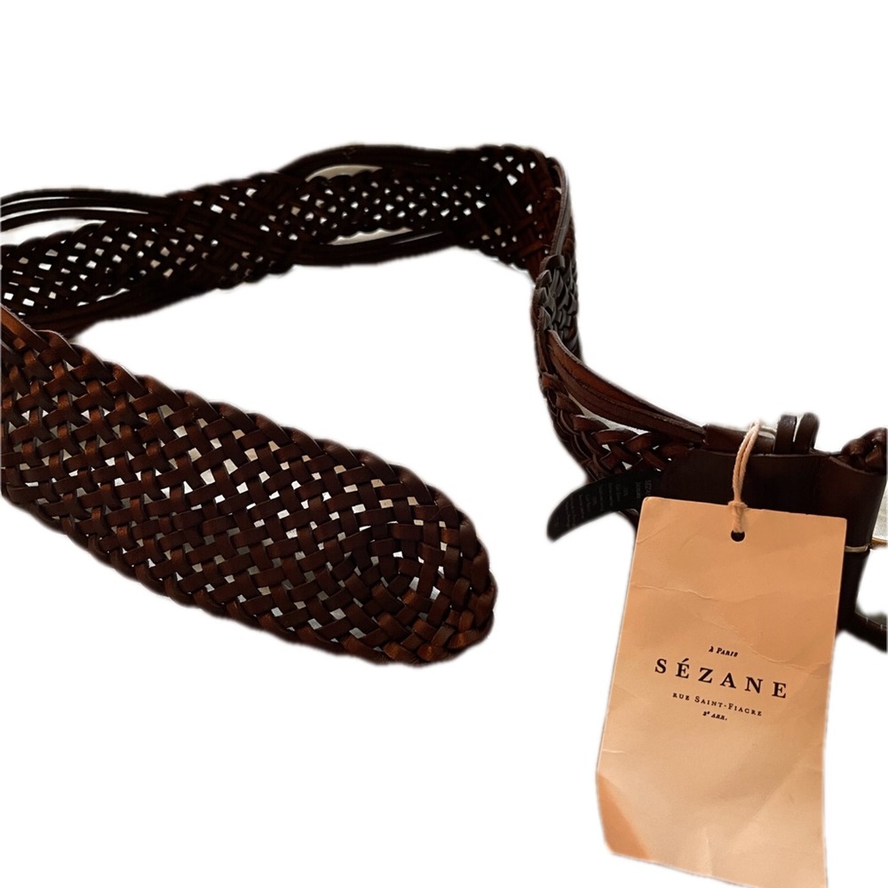 Leather Sezane belt